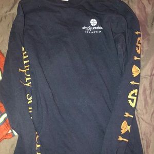 simply southern owl long sleeve size small